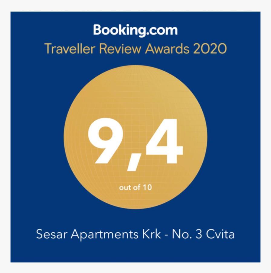 Sesar Apartments Krk - No. 3 Cvita Krk Town Dış mekan fotoğraf
